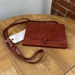 NWT Lucky Brand leather crossbody bag